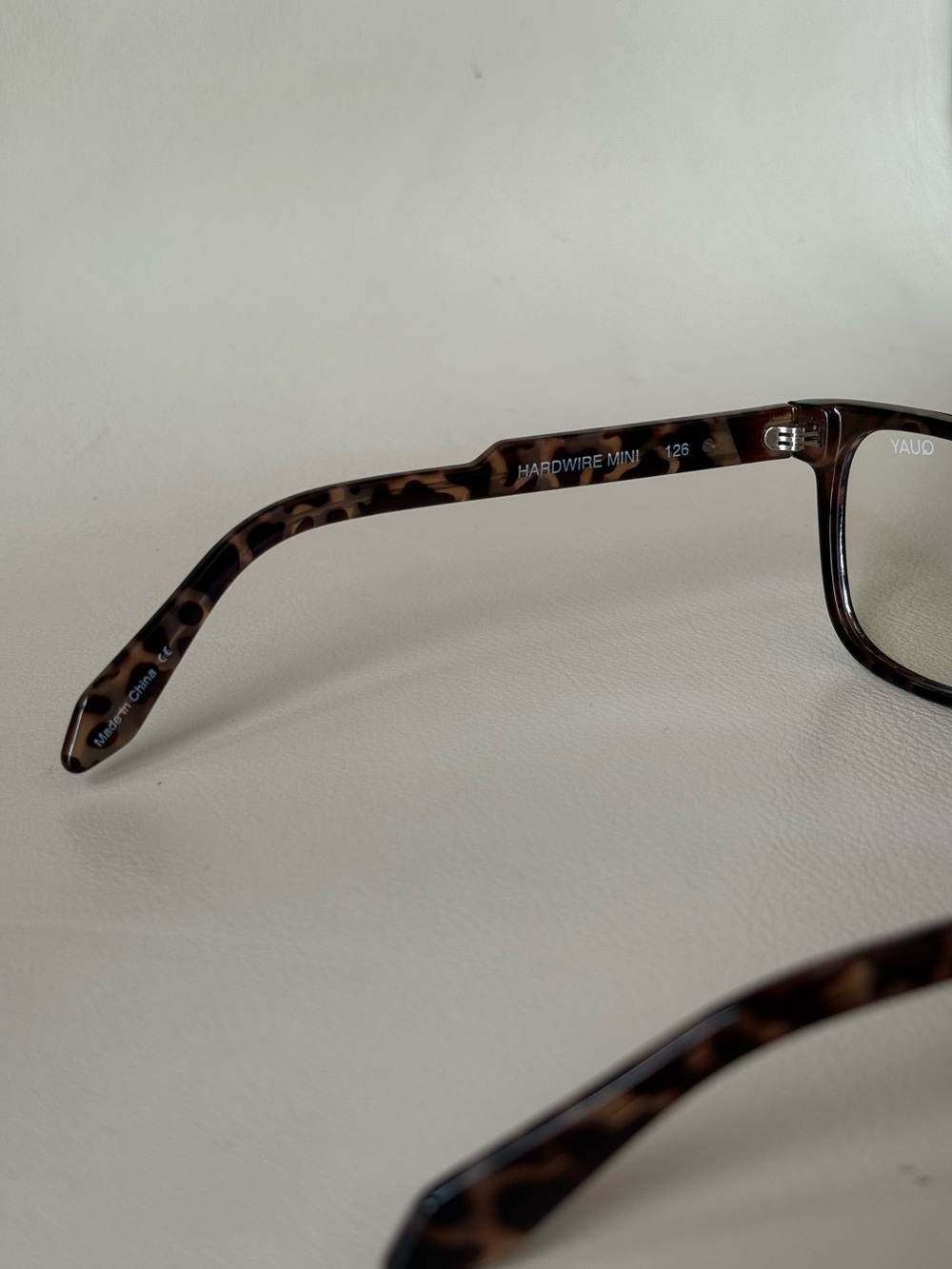 quay tortoiseshell hardwire mini blue light glasses - Picture 7 of 12